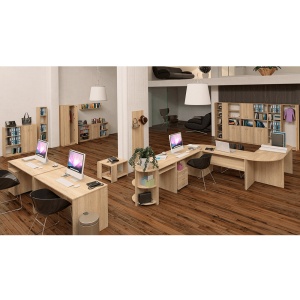 DULAP TEMPO ASISTENT NEW 014, DE COLT, STEJAR SONOMA, DIN PAL MELAMINAT, STIL MODERN, TK - Img 4