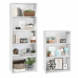 ETAJERA MULTIFUNCTIONALA YAN TYP 1, ALB, DIN PAL MELAMINAT, STIL MODERN, TK - Img 2