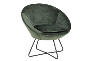 FOTOLIU CONFORTABIL, CENTER, VERDE INCHIS, CU TAPITERIE DIN CATIFEA, STIL MODERN B2