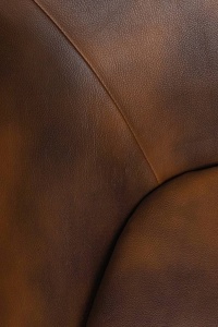 FOTOLIU CONFORTABIL EGG SZEROKI, MARO VINTAGE/CROM, DIN PIELE ECOLOGICA SI METAL, STIL MODERN - Img 7