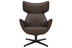FOTOLIU CU TABURET, VOGUE ROTATIV 360 GRADE, PIELE ECO MARO SI CADRUL METALIC, ARTIM GROUP SELECTION - Img 3