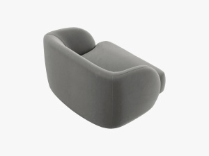FOTOLIU MILEY, 103 CM, GRI DESCHIS 13, TAPITERIE DIN CATIFEA, DESIGN DEOSEBIT - Img 2
