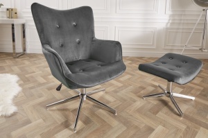 FOTOLIU PIVOTANT PE INALTIME, CATIFEA GRI, DESIGN MODERN, ARTIM GROUP SELECTION