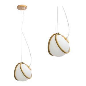 Lampa APP1088-1CP GOLD WHITE - Img 2