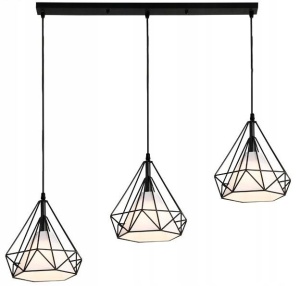 LAMPA DE TAVAN SUSPENDABILA IN STIL LOFT BELLO 3x E27