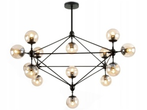 LAMPA DE TAVAN SUSPENDABILA METAL INDUSTRIAL negru XXL APP265-15C