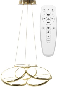 Lampa LED APP794-CP Flat Gold