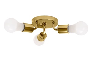 Lampă triplă de tavan Metal Gold APP704-3C