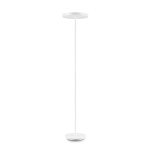 LAMPADAR COLONNA PT4, ALB, DIN METAL, STIL MODERN