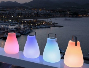 LAMPADAR EXTERIOR ILUMINAT KURBY SOLAR STIL MODERN B2