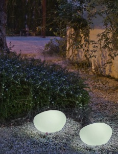 LAMPADAR EXTERIOR ILUMINAT PETRA 40 SOLAR STIL MODERN B2 - Img 2
