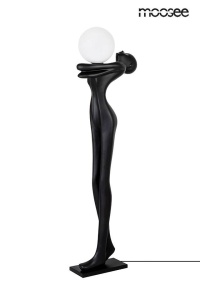 LAMPADAR, HUMAN MOON, FIBRA DE STICLA SI ABAJUR DE STICLA, STIL MODERN