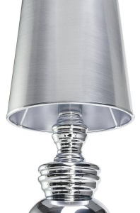 LAMPADAR QUEEN 26, CROM, DIN ALUMINIU SI PLASTIC, STIL MODERN, B2 - Img 5
