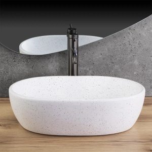 LAVOAR PE BLAT AMELIA WARM 48 CM, DIN CERAMICA, CALITATE SUPERIOARA, REA