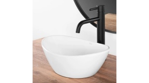 LAVOAR REA KATE, ALB, 36,5 CM, DIN CERAMICA, CALITATE SUPERIOARA - Img 4