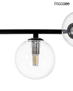LUSTRA ALURE LINE TWIN 90, CONFECTIONATA DIN METAL SI STICLA, STIL MODERN INDUSTRIAL - Img 2