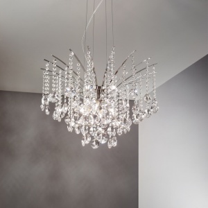 LUSTRA AUDI-77 SP6, CROM, DIN CRISTAL, STIL MODERN - Img 3