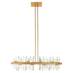 LUSTRA BRIGET, HL-0162, CONFECTIONATA DIN METAL SI CRISTAL, STIL MODERN