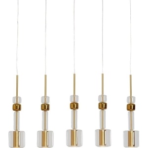 LUSTRA CANDY BAR 103 AURIE, CONFECTIONATA DIN STICLA SI METAL, STIL MODERN - Img 2