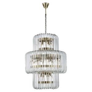 LUSTRA CHENNA, 212077, CONFECTIONATA DIN METAL SI STICLA SECURIZATA, TRANSPARENT, STIL MODERN