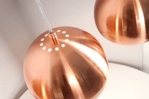 LUSTRA COPPER BALL 22975 DIN METAL SI CUPRU - Img 6