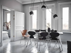 LUSTRA EYE 3, NEAGRA, DIN ALUMINIU, STIL MODERN, B2 - Img 2