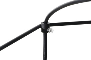 LUSTRA FLUSSO 8,NEAGRA, CONFECTIONATA DIN METAL, STIL MODERN - Img 4