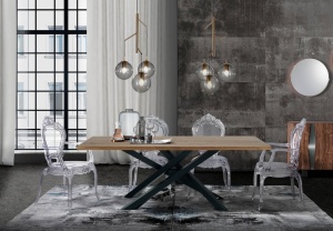 LUSTRA MODERNA, ALYCIA E, COD 4936, STIL MODERN, REALIZAT DIN METAL SI STICLA - Img 5