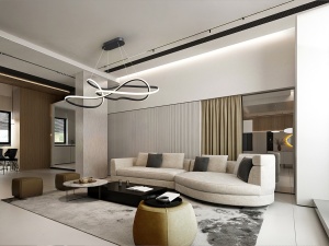 LUSTRA/PLAFONIERA EVANIA, CU TELECOMANDA, 70/150 CM, NEGRU MAT, DIN OTEL SI SILICON, STIL MODERN