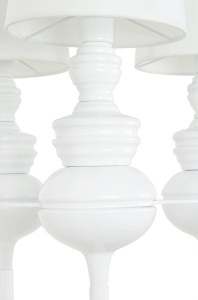 LUSTRA QUEEN, ALBA, DIN ALUMINIU SI PLASTIC, STIL MODERN, B2 - Img 3