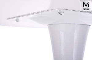 MASA ALBA CONFECTIONATA DIN MDF SI METAL, TULIP FI 90 STIL MODERN - Img 2