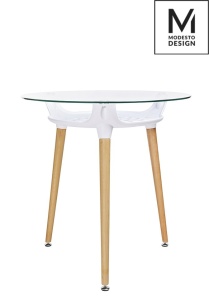 MASA ALBA DIN STICLA HIDE FI 80 STIL MODERN B2