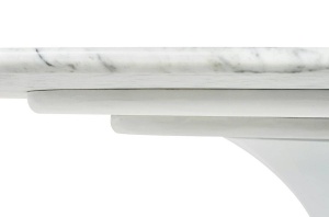 MASA ALBA TULIP ELLIPSE MARBLE CARRARA 200/120 STIL MODERN - Img 8