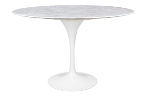 MASA ALBA TULIP MARBLE 120 CARRARA, IMITATIE MARMURA STIL MODERN - Img 4