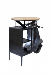 MASA BAR, SCOOTER 115CM, LEMN SI METAL, COD 43596, MODEL DEOSEBIT - Img 3