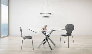 MASA DE BIROU, MILL 240CM, STIL MODERN, DIN STICLA SECURIZATA, COD 4950 - Img 3