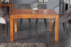 MASA DE SUFRAGERIE, LAGOS 140CM, LEMN MASIV SHEESHAM, COD 43752, DESIGN RETRO - Img 2