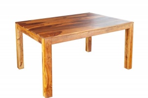 MASA DE SUFRAGERIE, LAGOS 140CM, LEMN MASIV SHEESHAM, COD 43752, DESIGN RETRO - Img 6