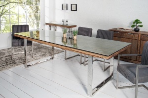 MASA DINING 200CM, EUPHORIA BARRACUDA, DIN METAL SI LEMN RECICLAT, REALIZAT MANUAL, ARTIM GROUP SELECTION