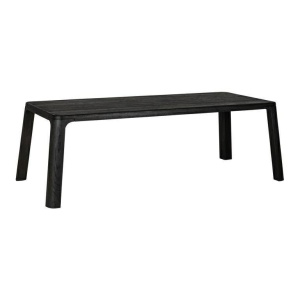 MASA DINING BACCARAT, NEAGRA, 200 CM, DIN LEMN MASIV DE STEJAR, STIL MODERN, RICHMOND INTERIORS