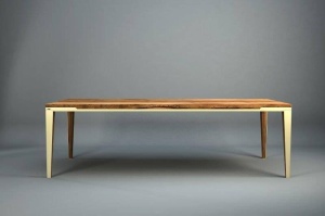 MASA DINING ESSENCE 001 200x100, DIN METAL SI LEMN MASIV, STIL MODERN B2