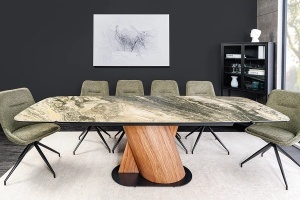 MASA DINING EXTENSIBILA, ELEMENTS 180/260CM, CADRU DIN FURNIR SI BLAT DIN CERAMICA, ARTIM GROUP SELECTION