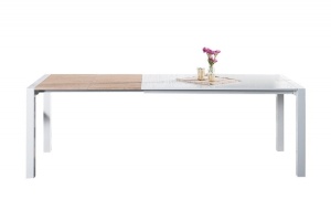 MASA DINING, PLIANTA 135-175-215 CM ALBA DIN MDF LACUIT CASPER STIL MODERN B2 - Img 2