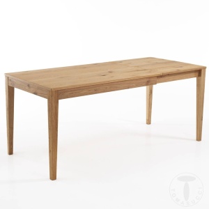 MASA EXTENSIBILA 120/180CM, WILLY, COD 4359, STIL MODERN, REALIZATA DIN LEMN MASIV SI FURNIR - Img 2