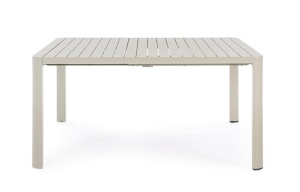 MASA EXTENSIBILA DE GRADINA KIPLIN, BEJ, CONFECTIONATA DIN ALUMINIU, STIL MODERN - Img 4