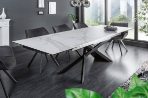 MASA EXTENSIBILA DE LUX 180/220/260CM, EUPHORIA, DIN METAL, STICLA SI CERAMICA, ARTIM GROUP SELECTION