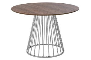 MASA LIVING DIN METAL SI FURNIR GLAM WALNUT 110 STIL MODERN B2