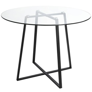 MASA LIVING DIN METAL SI STICLA, CARAT GLASS 100, STIL MODERN B2