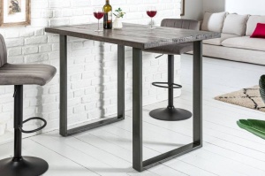 MASA PENTRU BAR 120CM, IRON CRAFT MANGO, COD 38667, DESIGN VINTAGE INDUSTRIAL - Img 3
