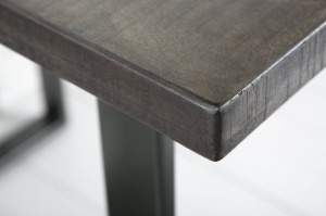 MASA PENTRU BAR 120CM, IRON CRAFT MANGO, COD 38667, DESIGN VINTAGE INDUSTRIAL - Img 5